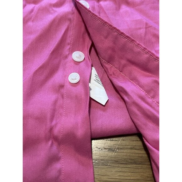 Psycho Bunny Modern Fit Stretch Non Iron Pink Long Sleeve Button Shirt Size 15.5 - Picture 9 of 16